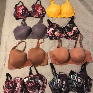 Ten 38DD Torrid Curve bras NWOT